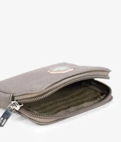 Femme Bosanova Porte-monnaie | Porte-monnaie en vison avec fermeture éclair et logo