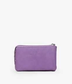 Femme Bosanova Porte-monnaie | Porte-monnaie rectangulaire en cuir lilas