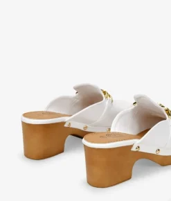 Bosanova Sabots | Sabots blancs à talons