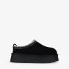 Bosanova Bottes D'hiver | Chaussures En Cuir | Sabots d'hiver noirs à plateforme