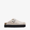 Bosanova Chaussures En Cuir | Sabots | Sabots en cuir avec plateforme et boucle