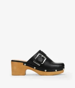 Bosanova Sabots | Sabots noirs à talons