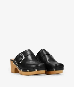 Bosanova Sabots | Sabots noirs à talons