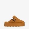 Bosanova Sabots | Plateformes | Sabots plateforme en cuir avec boucle