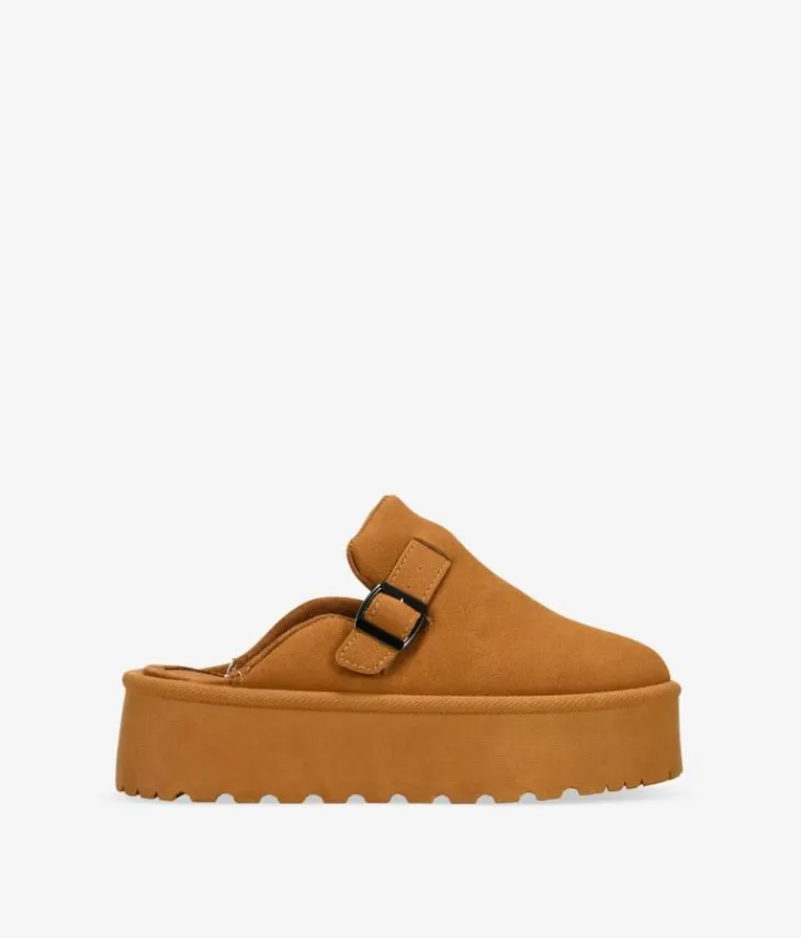 Bosanova Sabots | Plateformes | Sabots plateforme en cuir avec boucle