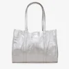 Bosanova Sacs Porté Épaule | Sacs Shopper | Sac à bandoulière argenté à fermeture éclair