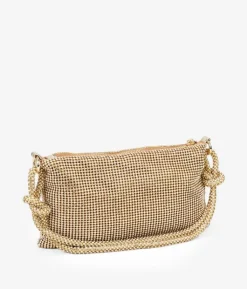 Bosanova Sac Minaudières | Sacs Porté Épaule | Sac à bandoulière avec strass dorés