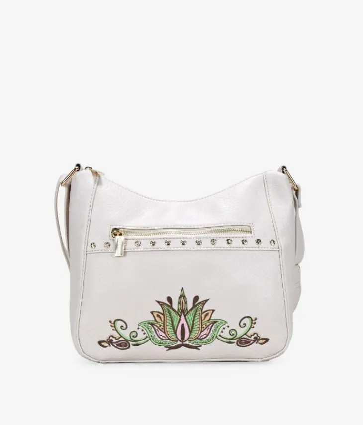 Bosanova Sacs À Bandoulière | Sac à bandoulière beige avec broderie