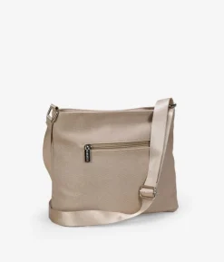 Bosanova Sacs À Bandoulière | Sac à bandoulière beige avec fermetures éclair