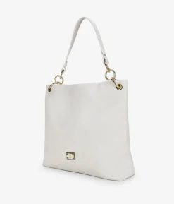 Bosanova Sacs Shopper | Sacs Porté Épaule | Sac à bandoulière beige avec fermeture éclair