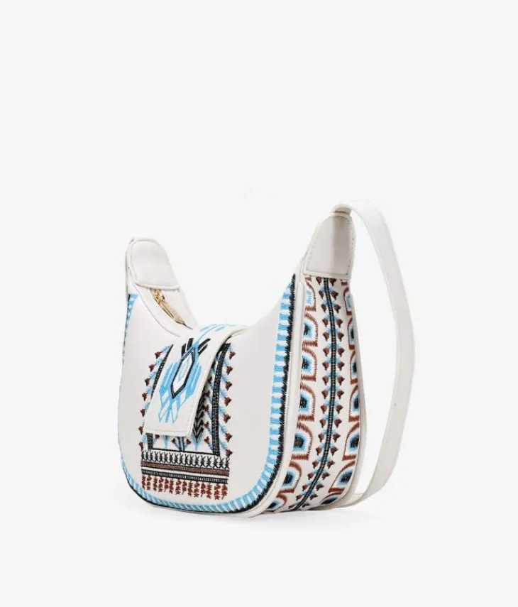 Bosanova Sacs À Bandoulière | Petits Sacs | Sac à bandoulière beige avec broderie