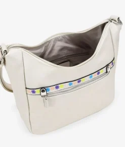 Bosanova Sacs À Bandoulière | Sac à bandoulière beige avec broderie