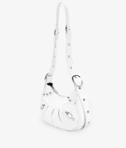 Bosanova Sacs À Bandoulière | Petits Sacs | Sac à bandoulière blanc avec clous