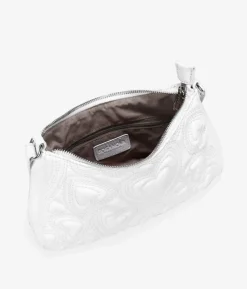 Bosanova Sacs Porté Épaule | Petits Sacs | Sac à bandoulière blanc avec des coeurs