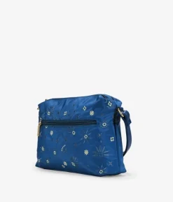 Bosanova Sacs À Bandoulière | Sac à bandoulière bleu avec broderie