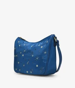 Bosanova Sacs À Bandoulière | Sac à bandoulière bleu avec broderie