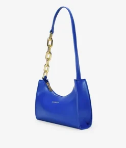Bosanova Sacs Porté Épaule | Petits Sacs | Sac à bandoulière bleu avec chaîne