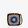 Bosanova Petits Sacs | Sacs Raphia Et Crochet | Sac à bandoulière en crochet noir