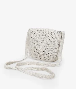 Bosanova Sacs À Bandoulière | Sacs Raphia Et Crochet | Sac à bandoulière en crochet lilas
