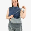Bosanova Petits Sacs | Sac à bandoulière en denim avec clous