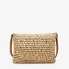 Bosanova Sacs À Bandoulière | Sacs Raphia Et Crochet | Sac à bandoulière en raphia marron clair