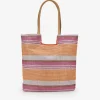 Bosanova Sacs Shopper | Sacs Raphia Et Crochet | Sac à bandoulière en raphia rose