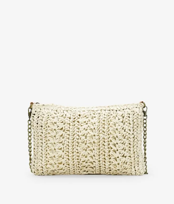Bosanova Sacs À Bandoulière | Sacs Raphia Et Crochet | Sac à bandoulière en raphia beige