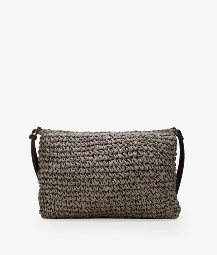 Bosanova Sacs À Bandoulière | Sacs Raphia Et Crochet | Sac à bandoulière en raphia marron