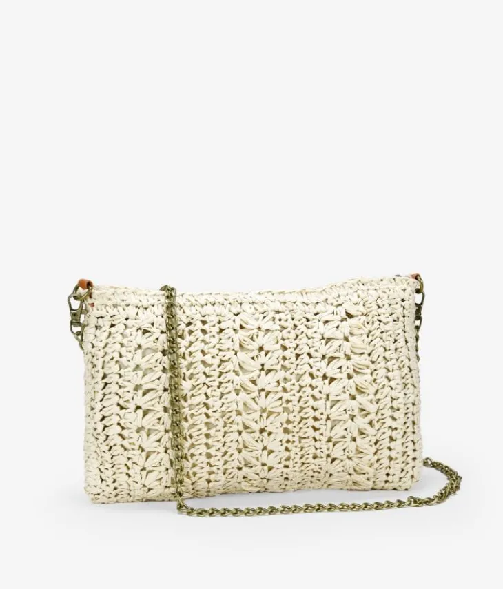 Bosanova Sacs À Bandoulière | Sacs Raphia Et Crochet | Sac à bandoulière en raphia beige