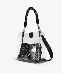 Bosanova Sacs À Bandoulière | Sacs Porté Épaule | Sac à bandoulière en vinyle noir