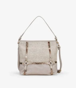 Bosanova Sacs À Bandoulière | Sacs Porté Épaule | Sac à bandoulière grillé avec fermeture éclair