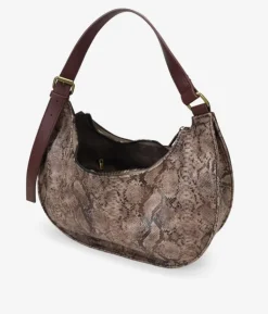 Bosanova Sacs Porté Épaule | Sac à bandoulière marron avec fermeture éclair