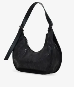 Bosanova Sacs Porté Épaule | Sac à bandoulière noir avec fermeture éclair
