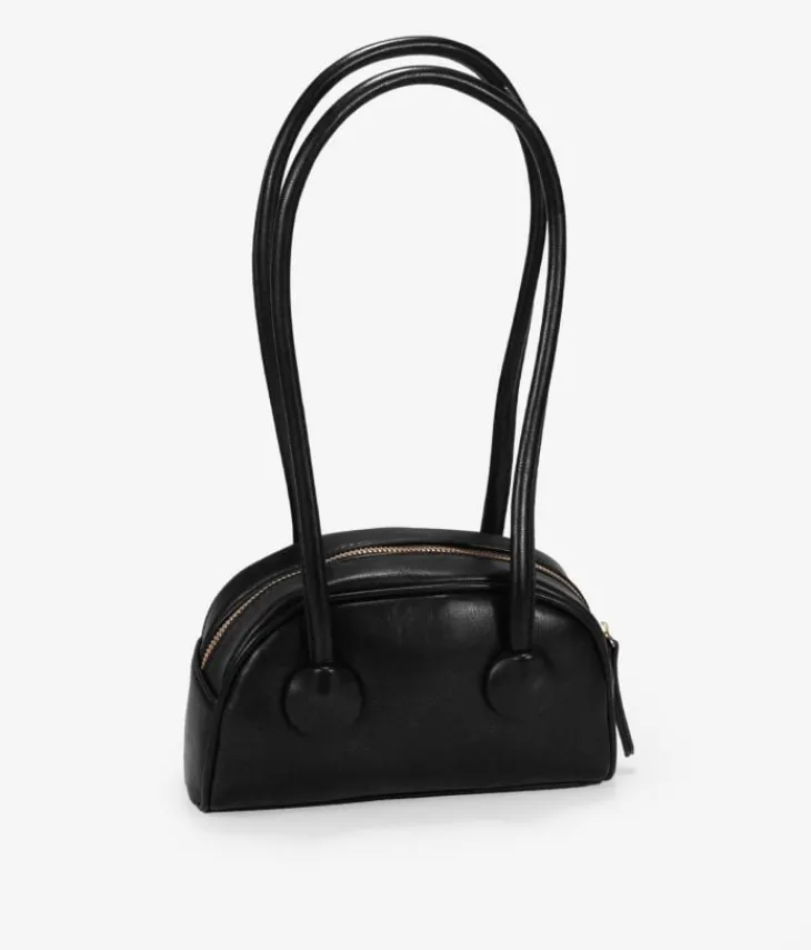 Bosanova Sacs Porté Épaule | Sac à bandoulière noir avec fermeture éclair