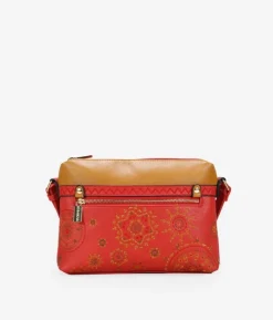 Bosanova Sacs À Bandoulière | Sac à bandoulière rouge avec broderie