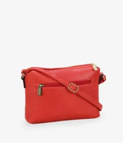 Bosanova Sacs À Bandoulière | Sac à bandoulière rouge avec broderie