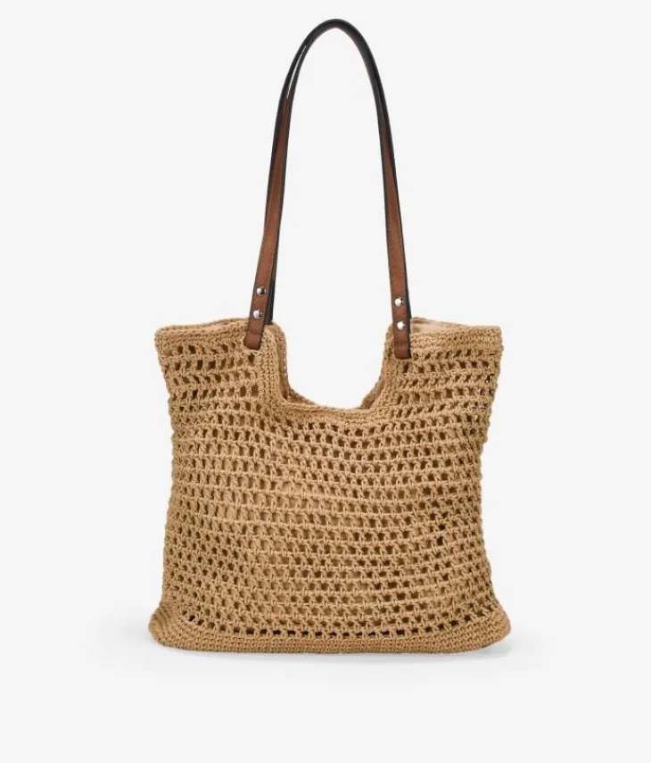 Bosanova Sacs Raphia Et Crochet | Sacs Porté Épaule | Sac à bandoulière toast au crochet