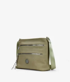 Bosanova Sacs À Bandoulière | Sac à bandoulière vert avec fermetures éclair