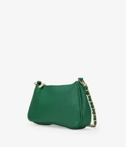 Bosanova Sac Minaudières | Sacs Porté Épaule | Sac à bandoulière vert avec chaîne