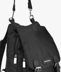 Bosanova Sacs À Dos | Sac à dos à rabat noir