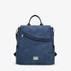 Bosanova Sacs À Dos | Sac à dos antivol bleu avec fermeture éclair