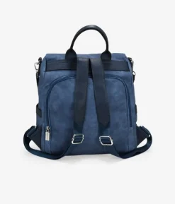 Bosanova Sacs À Dos | Sac à dos antivol bleu avec fermeture éclair