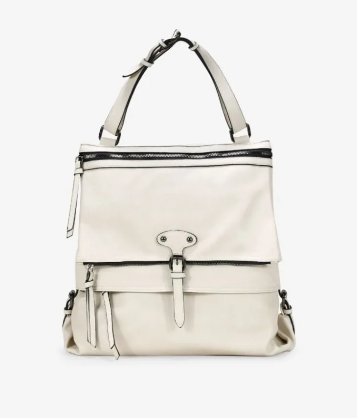 Bosanova Sacs À Dos | Sac à dos beige à rabat