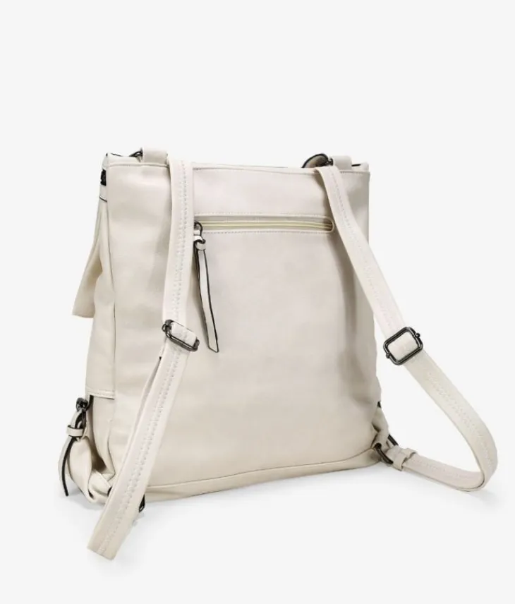 Bosanova Sacs À Dos | Sac à dos beige à rabat