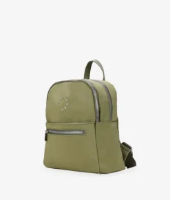 Bosanova Sacs À Dos | Sac à dos décontracté en nylon vert avec logo