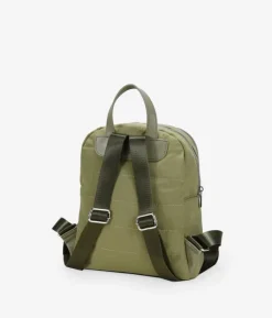 Bosanova Sacs À Dos | Sac à dos décontracté en nylon vert avec logo