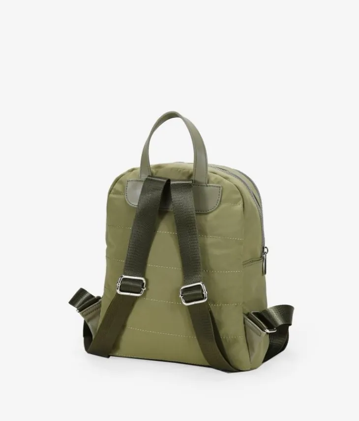 Bosanova Sacs À Dos | Sac à dos décontracté en nylon vert avec logo