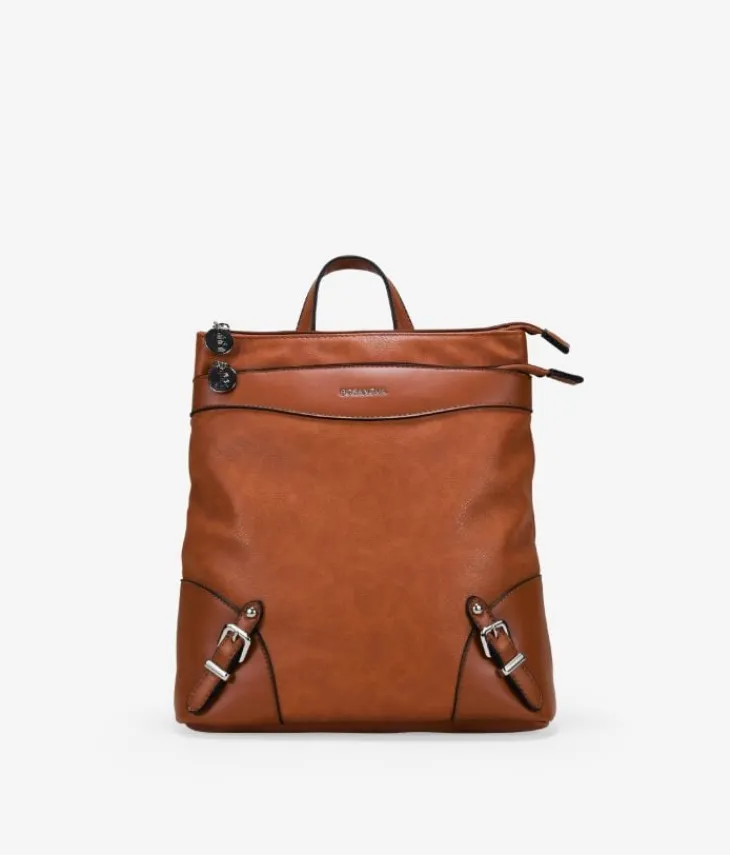 Bosanova Sacs À Dos | Sac à dos en cuir avec double fermeture éclair