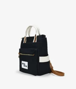 Bosanova Sacs À Dos | Sac à dos en toile noire avec poches