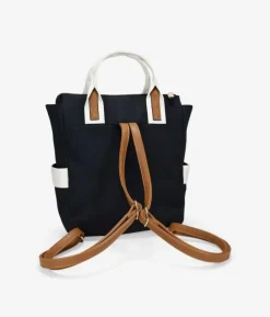 Bosanova Sacs À Dos | Sac à dos en toile noire avec poches
